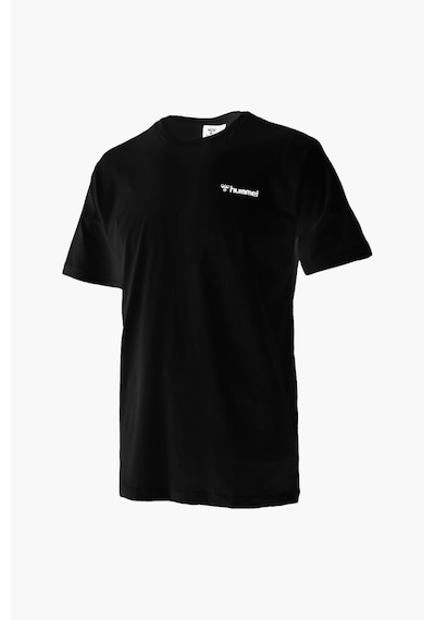 Hummel Jullian 912390-2001 Siyah Erkek Günlük Tişört Siyah