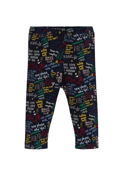 Lovetti Kız Çocuk Broken Dreams Desen Kapri 8923 Çok Renkli