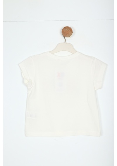 Xo Kids Kız Çocuk Tişort 4-8 Yaş 38544 Ekru