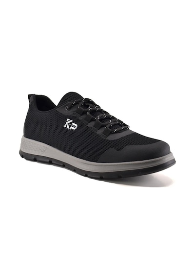 King Paolo D1119 Lıfe Style Erkek Ayakkabı Tekstil Spor Ayakkabı-Black Siyah