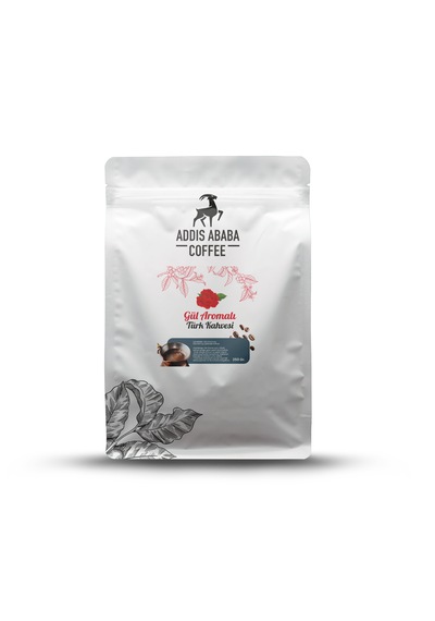 Güllü Aromalı Türk Kahvesi 250 Gr