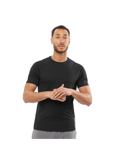 Salomon Cross Run Ss Tee M 27412 SIYAH
