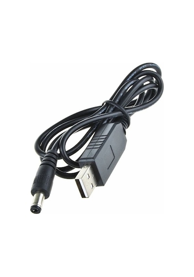 Usb 5v - Dc Jack 12v Voltaj Yükseltici Kablo 1m