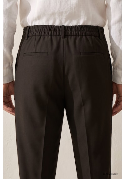 Twn Relaxed Fit Pilesiz Haki Çizgili Jogger Pantolon 7ec03ım07347m Çok Renkli