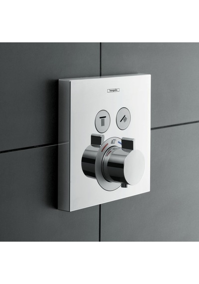 Hansgrohe Showerselect 2 Fonksiyonlu Termostatik Ankastre Duş Bat