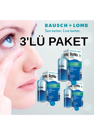 Renu Multiplus Çok Amaçlı Lens Solüsyonu 3'lü Paket 100 Ml
