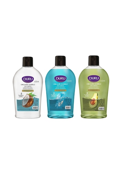 Duru Sıvı Sabun 1500 Ml X 3 Lü Karma Paket Hind.cevizi-okyanus-avokado