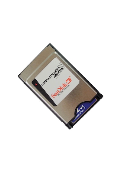 Sandisk 1 GB CF Kart Compact Flash + Pcmcia CF Adaptör Sandisk 1 GB CF Kart Compact Flash + Pcmcia CF Adaptör