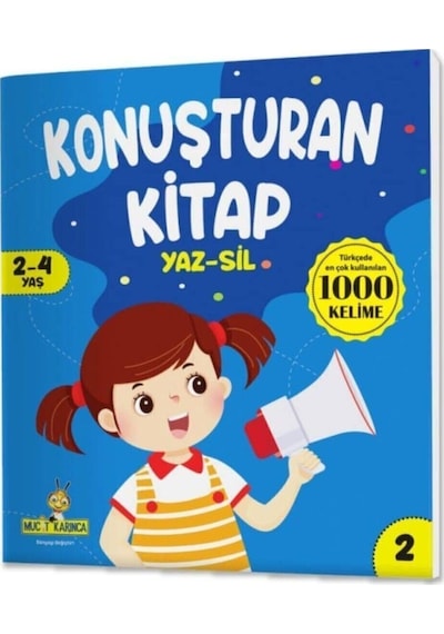 Mucit Karınca Konuşturan Kitap Serisi - Türkçe'de En Çok Kullanılan 1000 Kelime