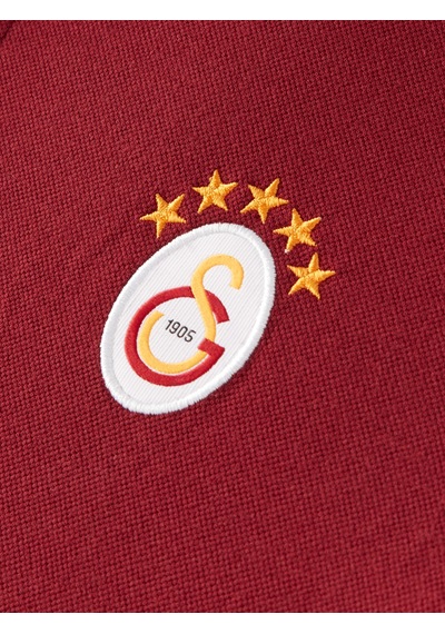 Gsstore Galatasaray 5 Yıldız Klasik Logo Polo T-shirt E251403 Bordo