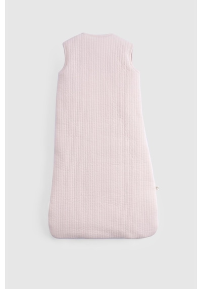 Elyaf Dolgulu Kapitone Pembe Uyku Tulumu 0-6 Ay Pembe