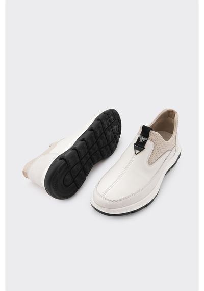 Derinet Comfort Taban Erkek Sneaker Kırık Beyaz Kırık Beyaz