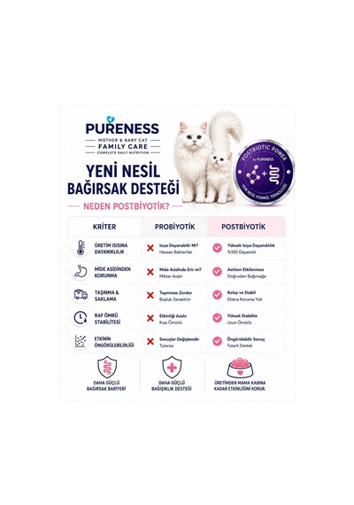 Tr Family Care Tahılsız Somonlu Anne Ve Yavru Kedi Maması 2 Kg%93 Hayvansal Protein Postbiyotik Formül Dha & Epa