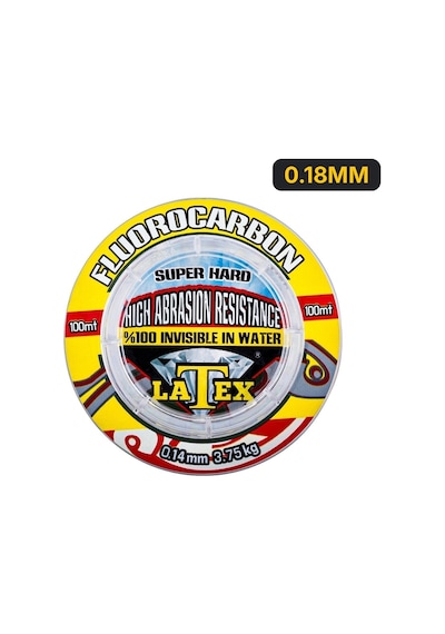 Latex Süper Hard 100 Mt. Fluorocarbon Misina 0.18mm