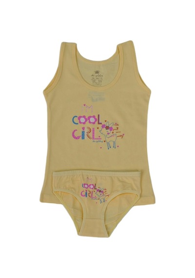 Kız Çocuk Cool Baskılı Atlet Külot Takım 8623 Bgl-st03484 001