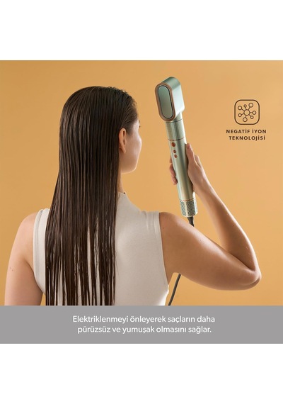 Hairmony 4606h Saç Kurutma Ve Şekillendirme Seti Su Yeşili Çok Renkli