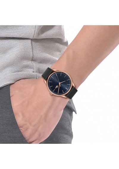 Lacoste 2011190 42 mm Siyah Erkek Kol Saati