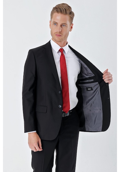 İmza Siyah Gabardin Mono Yaka 6 Drop Comfort Fit Rahat Kesim Basic Takım Elbise 1001245010 Siyah İmza Siyah Gabardin Mono Yaka 6 Drop Comfort Fit Rahat Kesim Basic Takım Elbise 1001245010 Siyah
