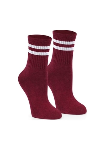 Ozzy Socks Çizgili Kadın Tenis Çorabı Çok Renkli 6'lı Çok Renkli