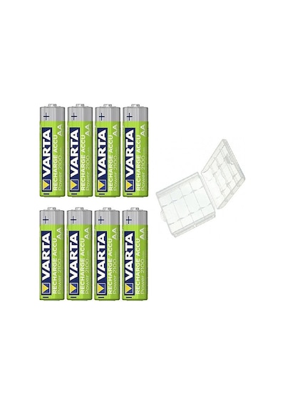 Varta Ready2USE 2100 mAh AA Şarj Edilebilen Pil 8'li + Saklama Kabı