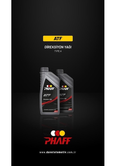 Phaff Atf Hıdrolık Dıreksıyon Yagı 900 Ml Kırmızı