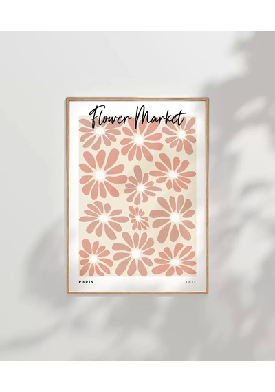 Çerçevesiz Poster Paris Flower Market