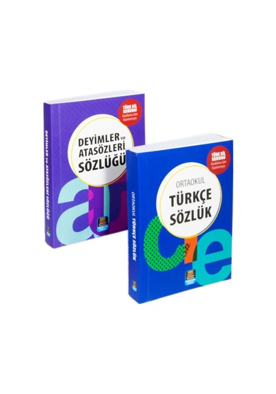 Türkçe Sözlük Ve Atasözleri Deyimler Sözlüğü Tdk Onaylı 1.hamur Karton Kapak 2 Li Set