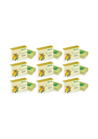 Agarta El Yapımı Doğal Sabun 150gr Zeytinyağlı 9 Lu Set