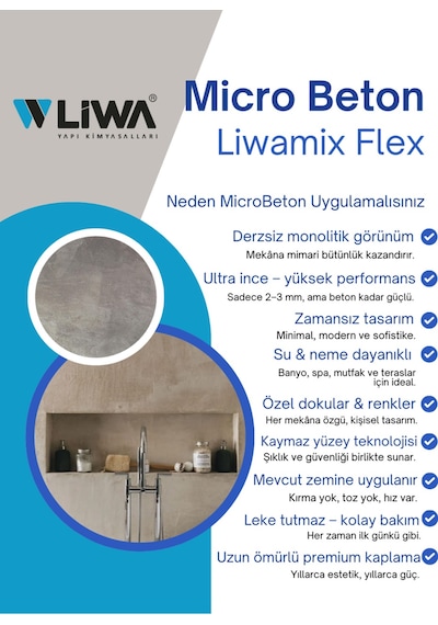 Liwamix Flex Microbeton 15 L