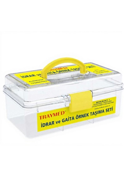 İddrar-gaita Örnek Taşıma Seti Küçük-şeffaf