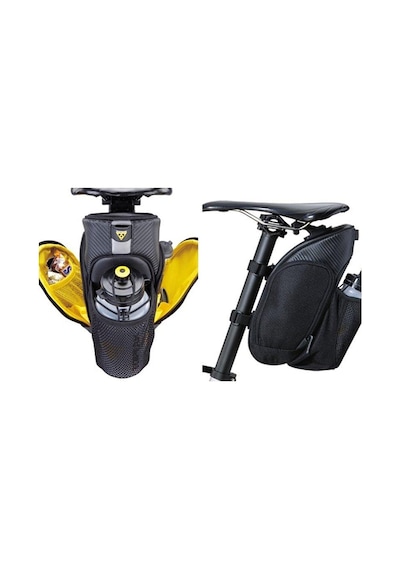 Topeak Mondopack Sele Altı Çanta Haydro (Klipsli Bağlantı/1.7 Lt) Siyah - Turuncu
