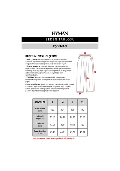 Hyman Erkek Önü Dikiş Detaylı Baggy Eşofman Altı Gri