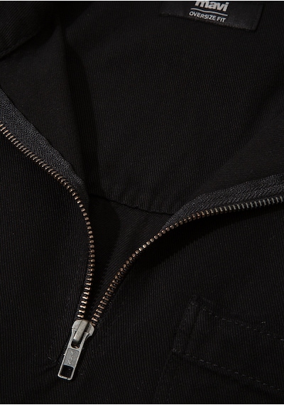 Mavi - Yarı Fermuarlı Antrasit Denim Sweatshirt 0211137-900 Siyah