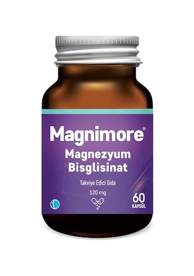 Magnezyum Bisglisinat 60 Bitkisel Kapsül 120 Mg