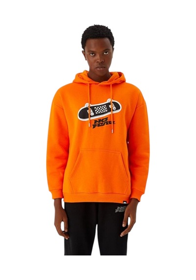 United Colors Of Benetton Erkek Sweatshirt Kapüşonlu Ben.72428 Turuncu