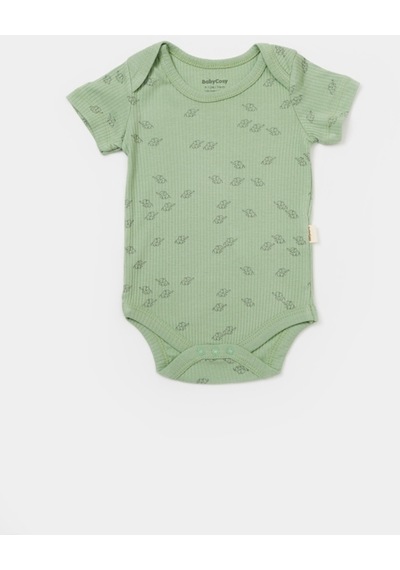 BabyCosy Organik Modal Fil Baskılı 2 Li Kısa Kollu Badi Csym11216 001