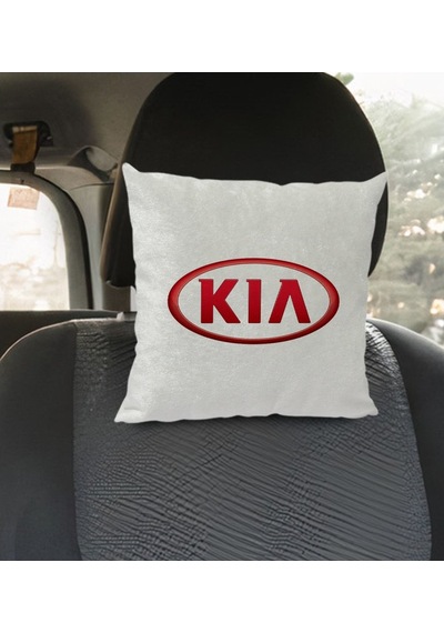 Bk Gift Kia Tasarımlı Kare Araç Koltuk Yastığı-1