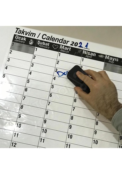 Takvim 2023 Yıllık Planlayıcı K-120 100 x 100 CM