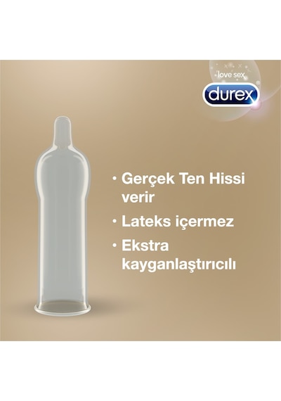 Durex Gerçek Dokunuş Ultra Kaygan Prezervatif 12'li Durex Gerçek Dokunuş Ultra Kaygan Prezervatif 12'li