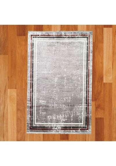 Labirent Desenli 200 X 300 Yün Halı Gri