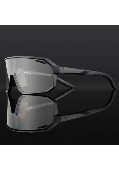 Kendinden Kararan Photochromic Bisiklet Outdoor Gözlük Sürüş Balık Av Gözlükleri Siyah