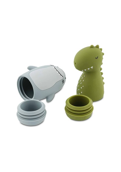 Trixie Mr. Shark & Mr. Dino Su Sıçratan Hayvanlar Banyo Oyuncağı 37-686 Belirtilmemiş