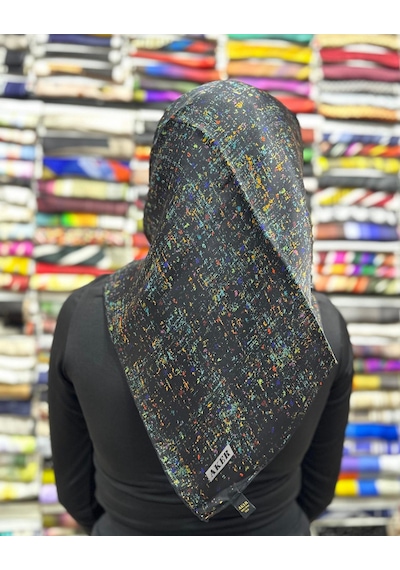 AKER Sura İpek Eşarp - 9074701 Siyah