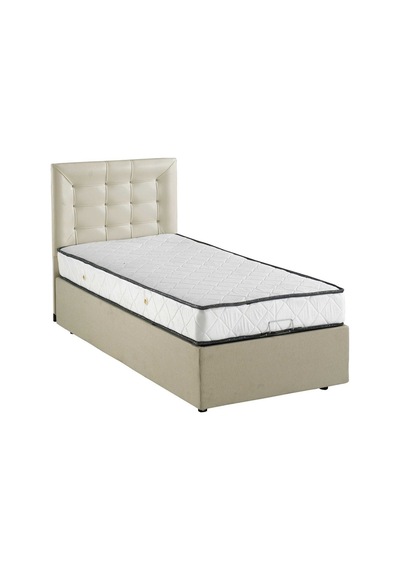 Baza-Başlık STANDART Silinir MODEL Deri başlık Metal Fırın Boya Soft Ortopedik Yatak90*190 El Yapım