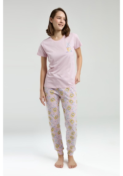 Rolypoly Kadın Pembe Pijama Takımı Rp3625-s-v1 Pembe