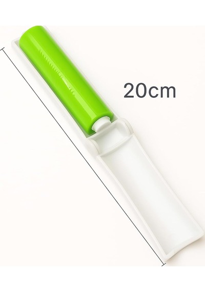 Yıkanabilir Yapışkan Tüy Toplayıcı Rulo Kıyafet, Koltuk, Araba Koltuğu Ve Evcil Hayvan Tüyü Temizleyici Tekrar Kullanılabilir Lint Roller, Taşınabilir Kutulu Tasarım, Yeşil Diğer