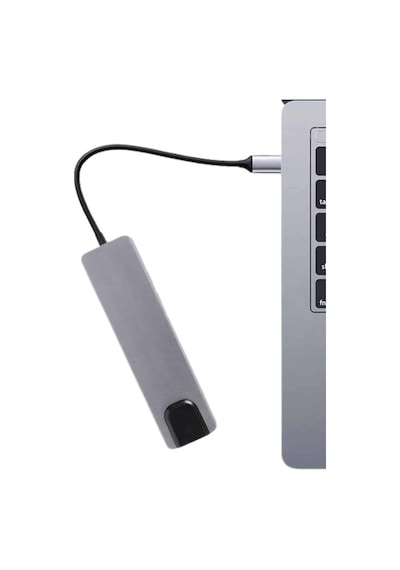 Usb Type-c Hub Çoklayıcı Dönüştürücü Çevirici Apple MacBook Uyumlu 8 Portlu 0