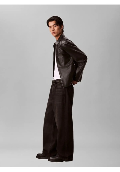 Calvin Klein Baggy Avery Black St, Xb0 Siyah Erkek Kot Pantolon