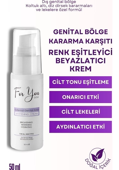 Genital Bölge Kararma Karşıtı Koltuk Altı,diz,dirsek Ve Dış Genital Renk Eşitleyici-beyazlatıcı Krem