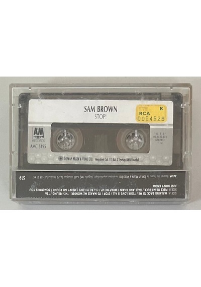 Sam Brown Stop Kaset Orjinal Dönem Baskı